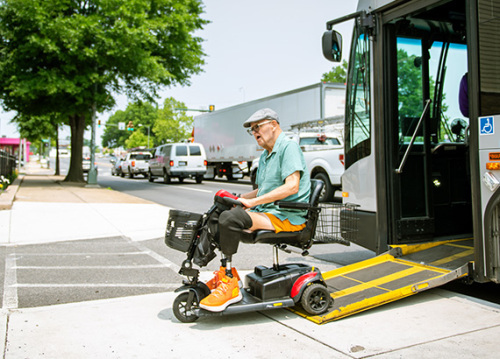 Transport for elderly people with disabilities